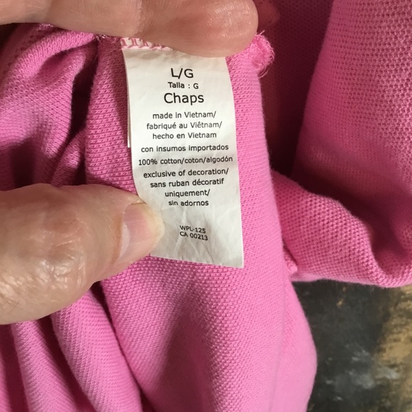 Chaps polo shirt men’s size large - Picture 5 of 6